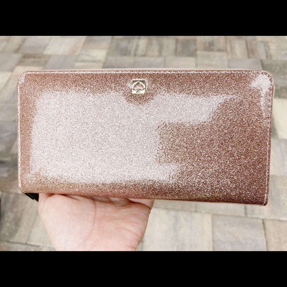 ‼️SALE‼️ Kate spade large tote wallet rose gold - Picture 5 of 6